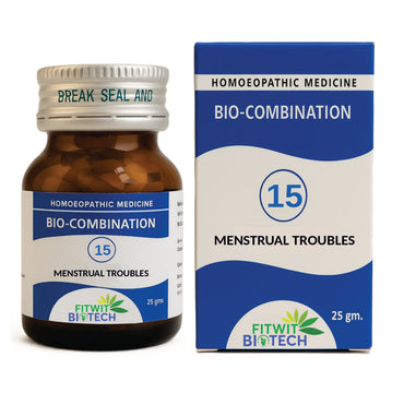BIO COMBINATIONS NO.15 - MENSTRUAL TROUBLES