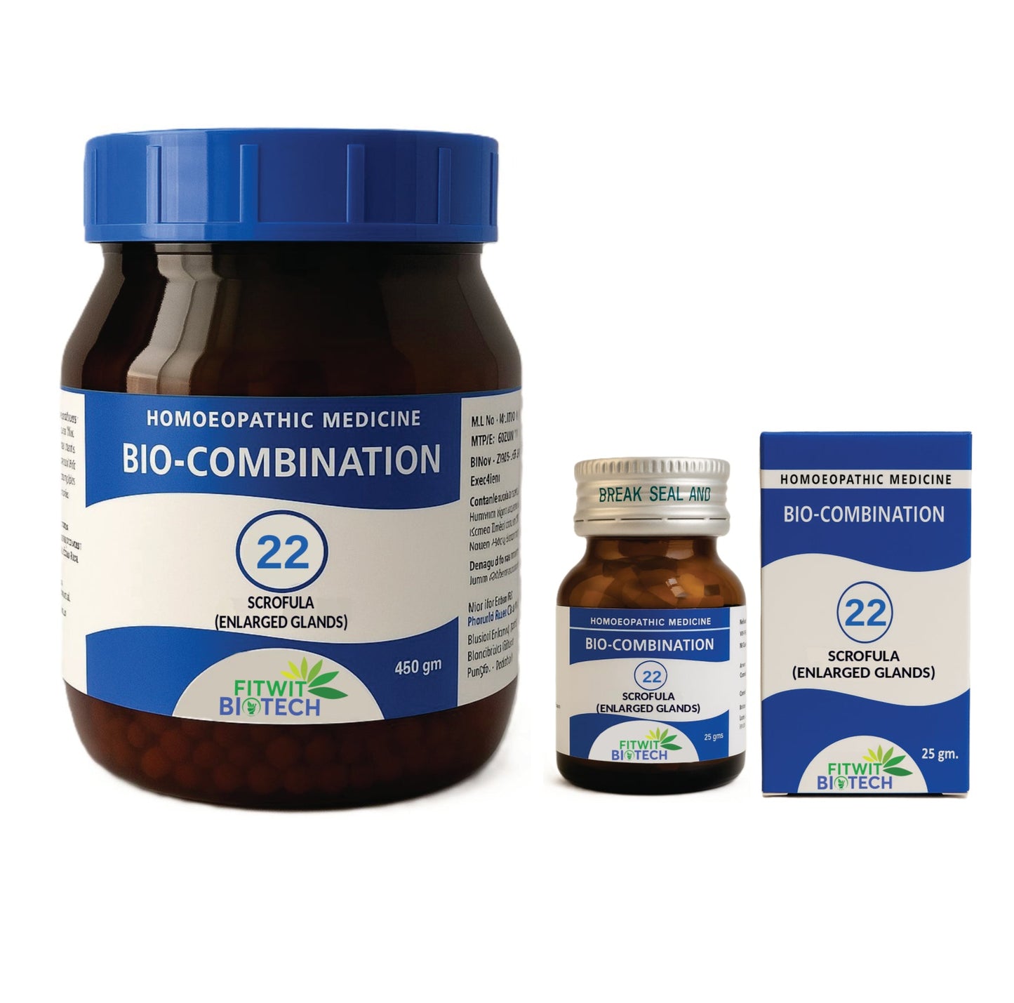 BIO COMBINATIONS NO.22 - SCROFULA(ENLARGED GLANDS)