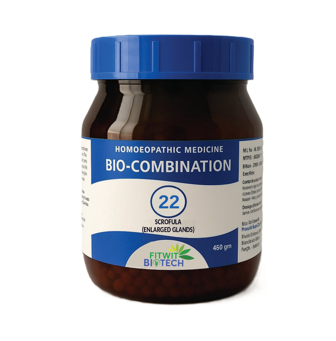 BIO COMBINATIONS NO.22 - SCROFULA(ENLARGED GLANDS)