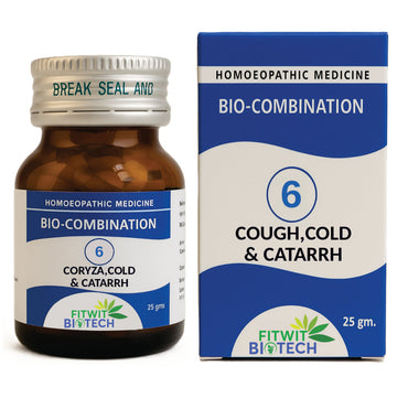 BIO COMBINATIONS NO.6 - COUGH, COLD & CATARRH