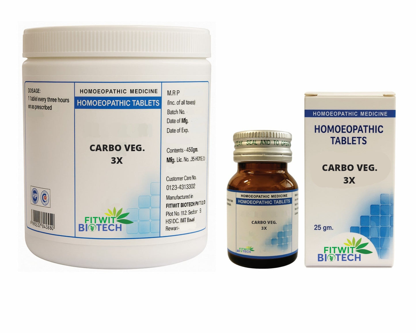 Carbo Veg. 3X