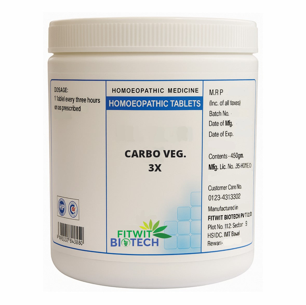 Carbo Veg. 3X