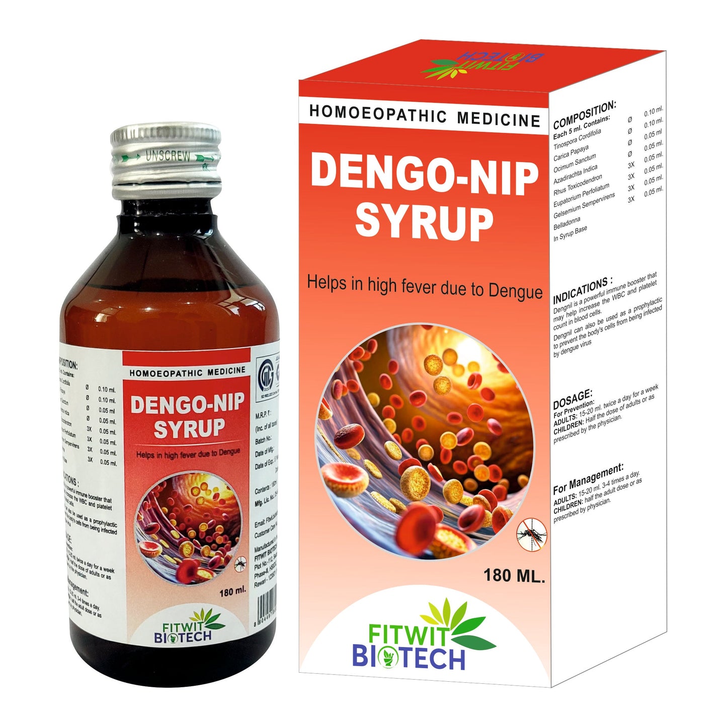 DENGO- NIP SYRUP 180ML