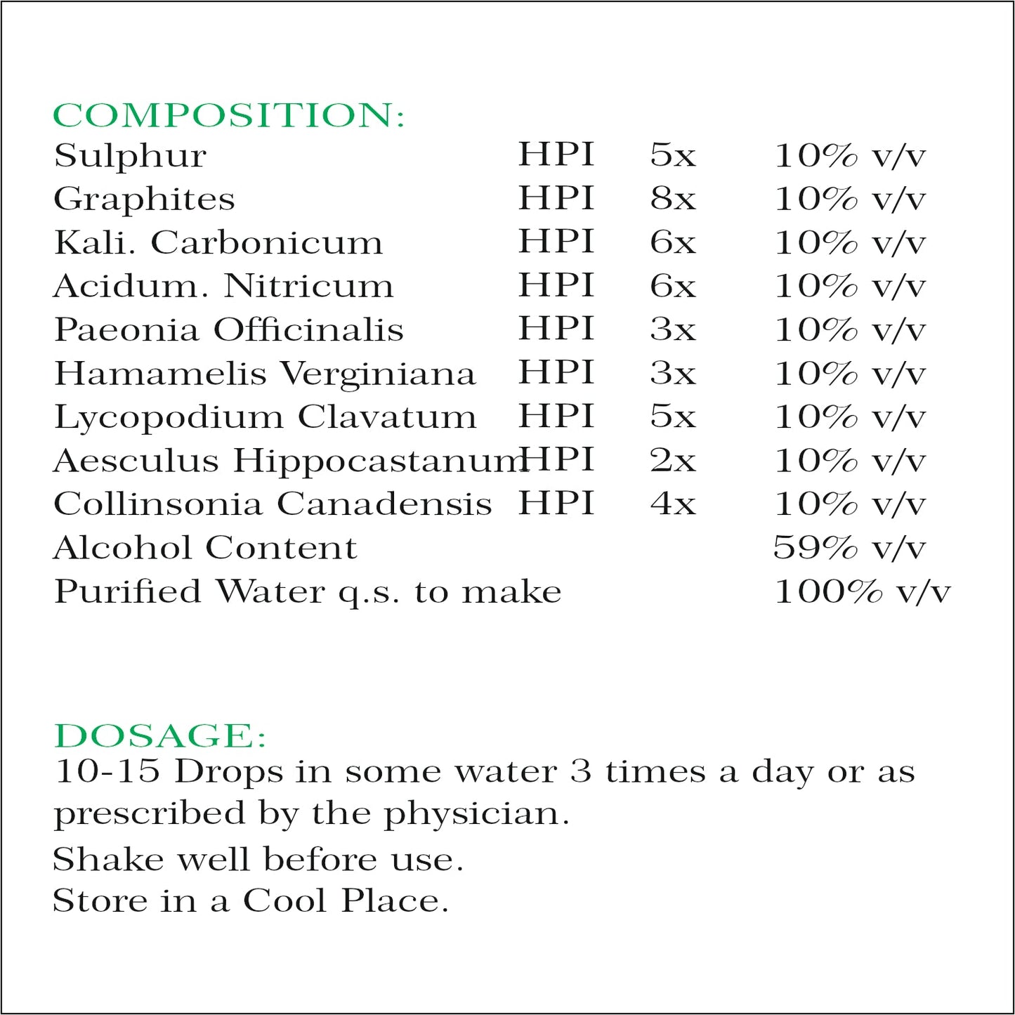 FITWIT 32 HEMORRHOIDAL DROPS