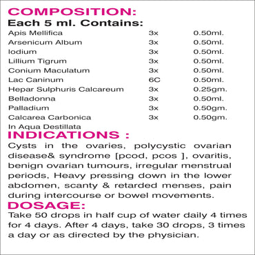 OVA CYST-X DROPS 30 ML.