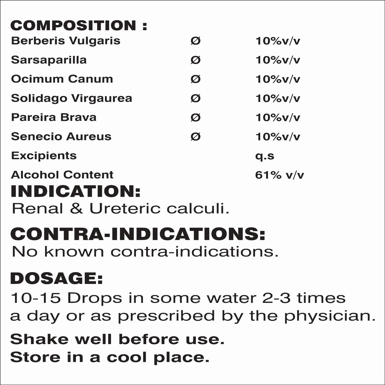 STONONIL DROPS 30 ML.