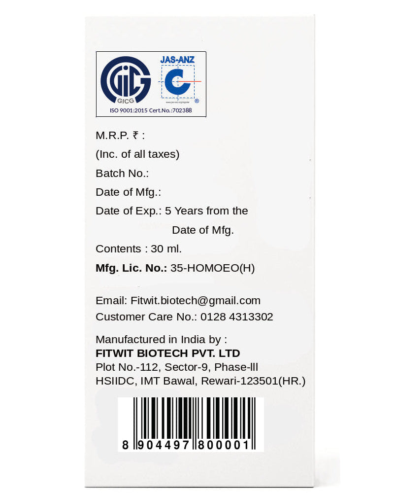 FITWIT 1 TUMOUR DROPS