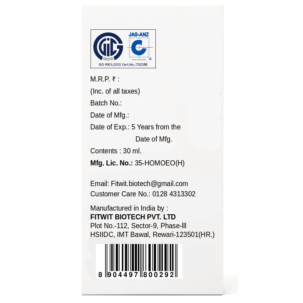 FITWIT DERMAEASE DROPS