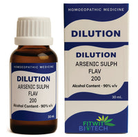 ARSENIC SULPH FLAV DILUTION