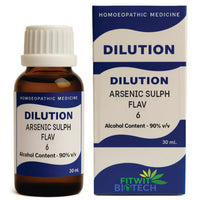 ARSENIC SULPH FLAV DILUTION
