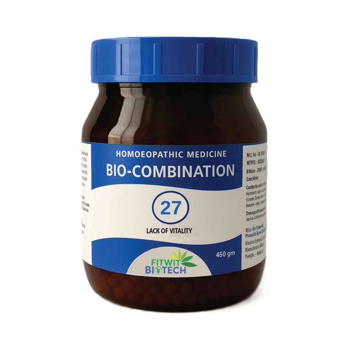 BIO COMBINATIONS NO.27 - LACK OF VITALITY