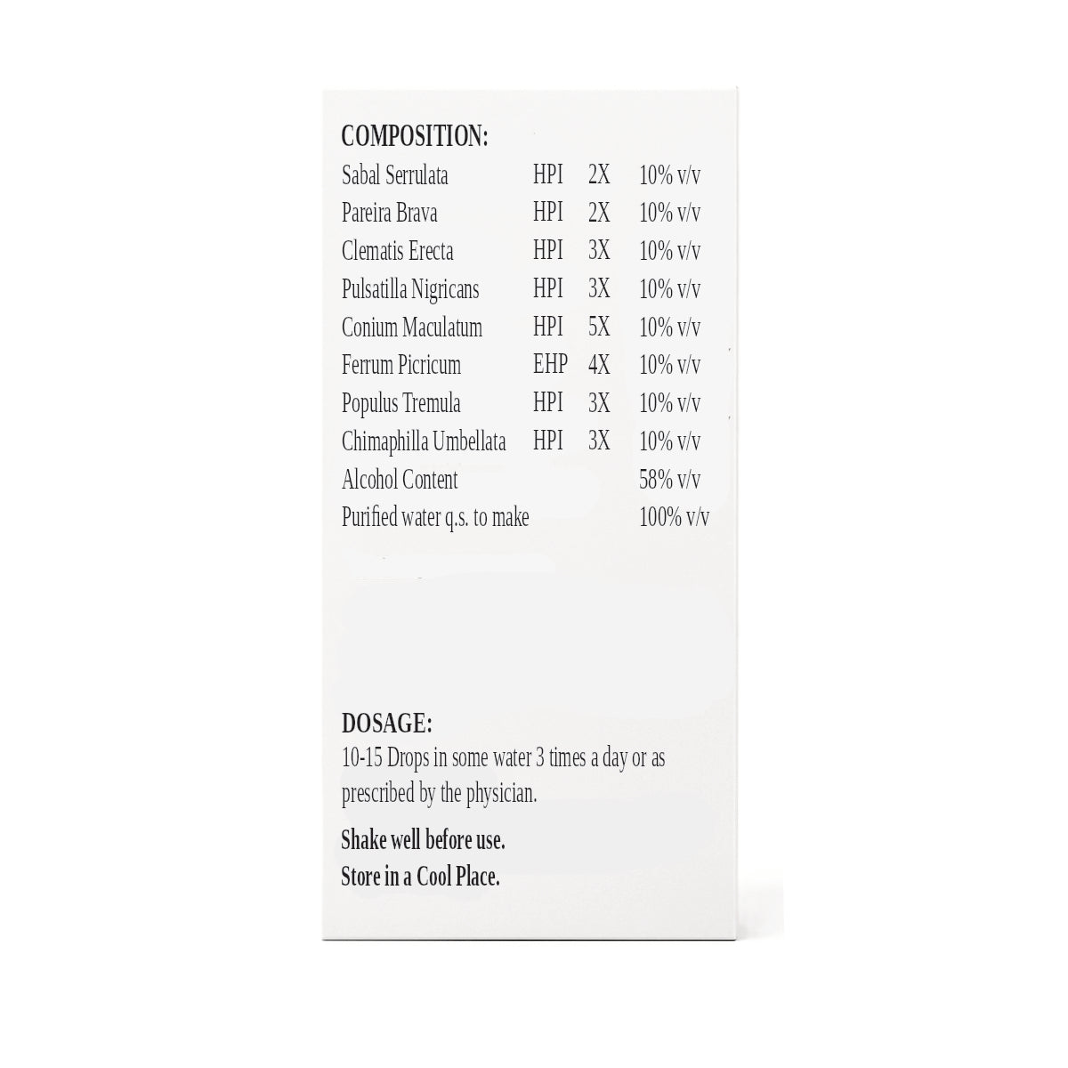 FITWIT 16 PROSTATITIS DROPS