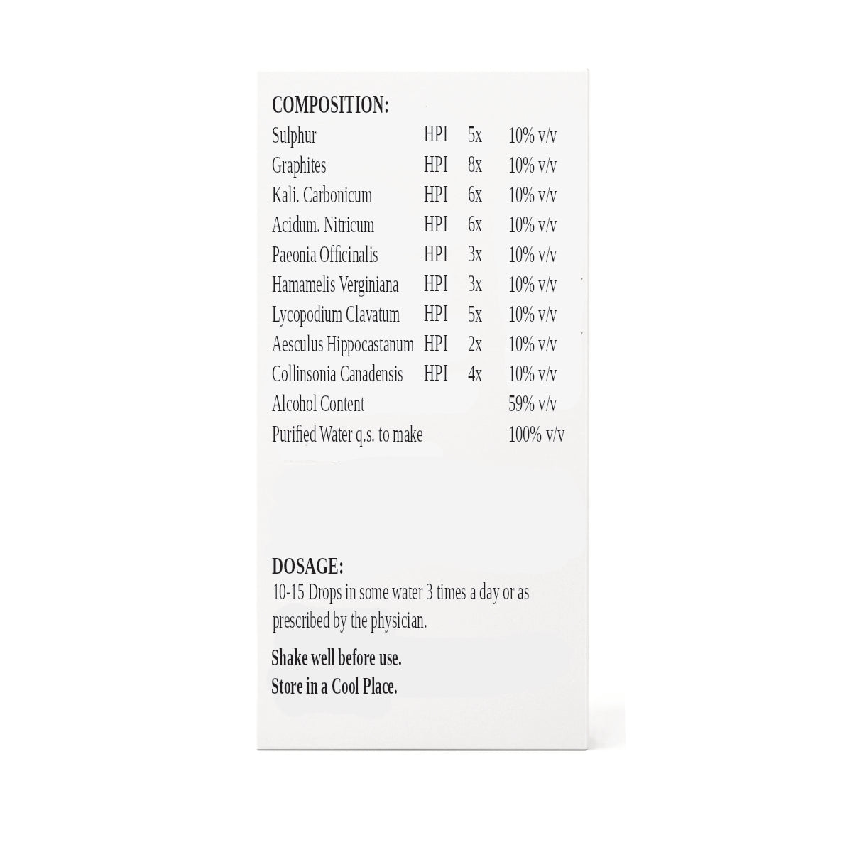 FITWIT 32 HEMORRHOIDAL DROPS