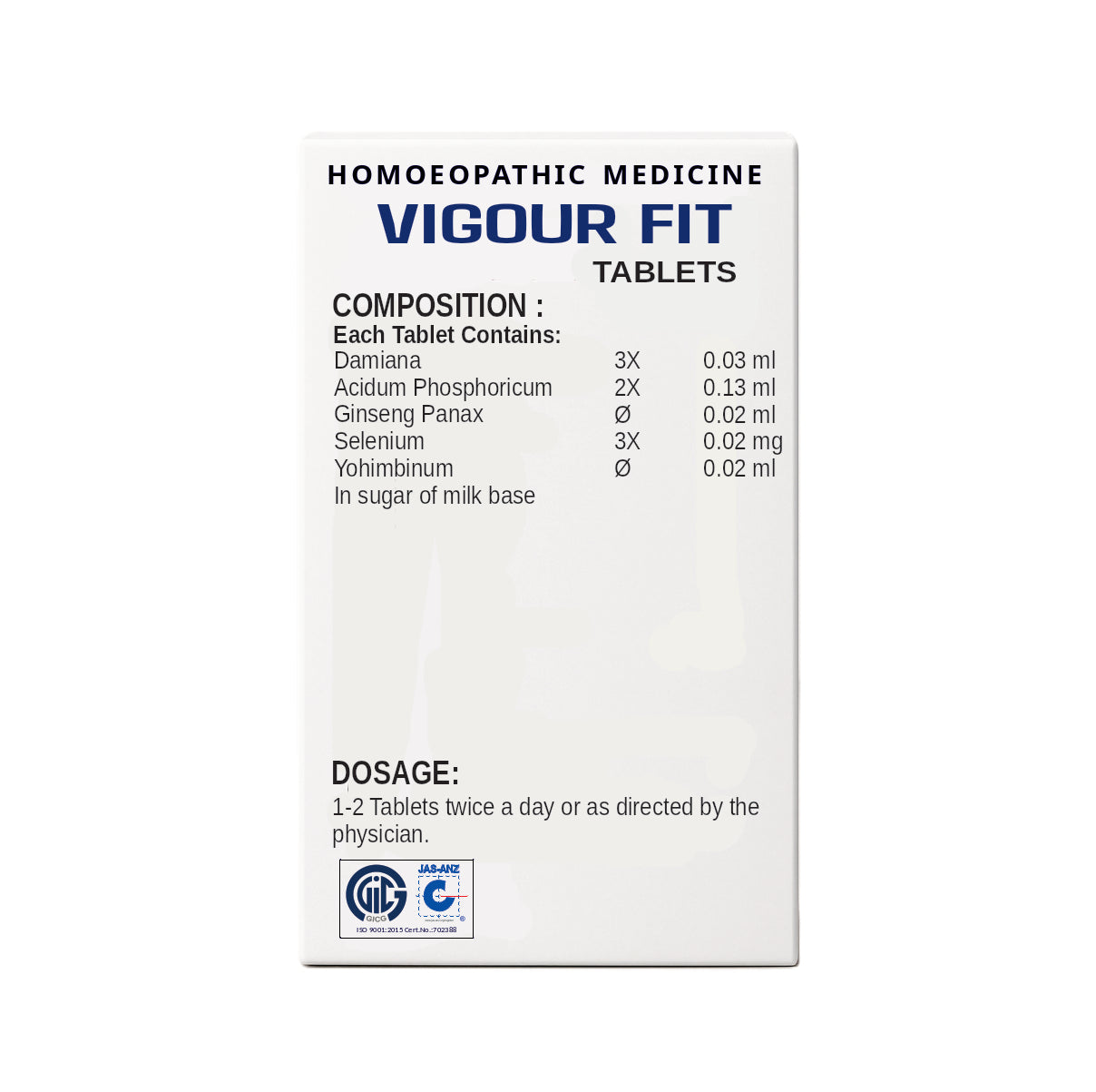 VIGOUR FIT TABLETS 30 TAB.
