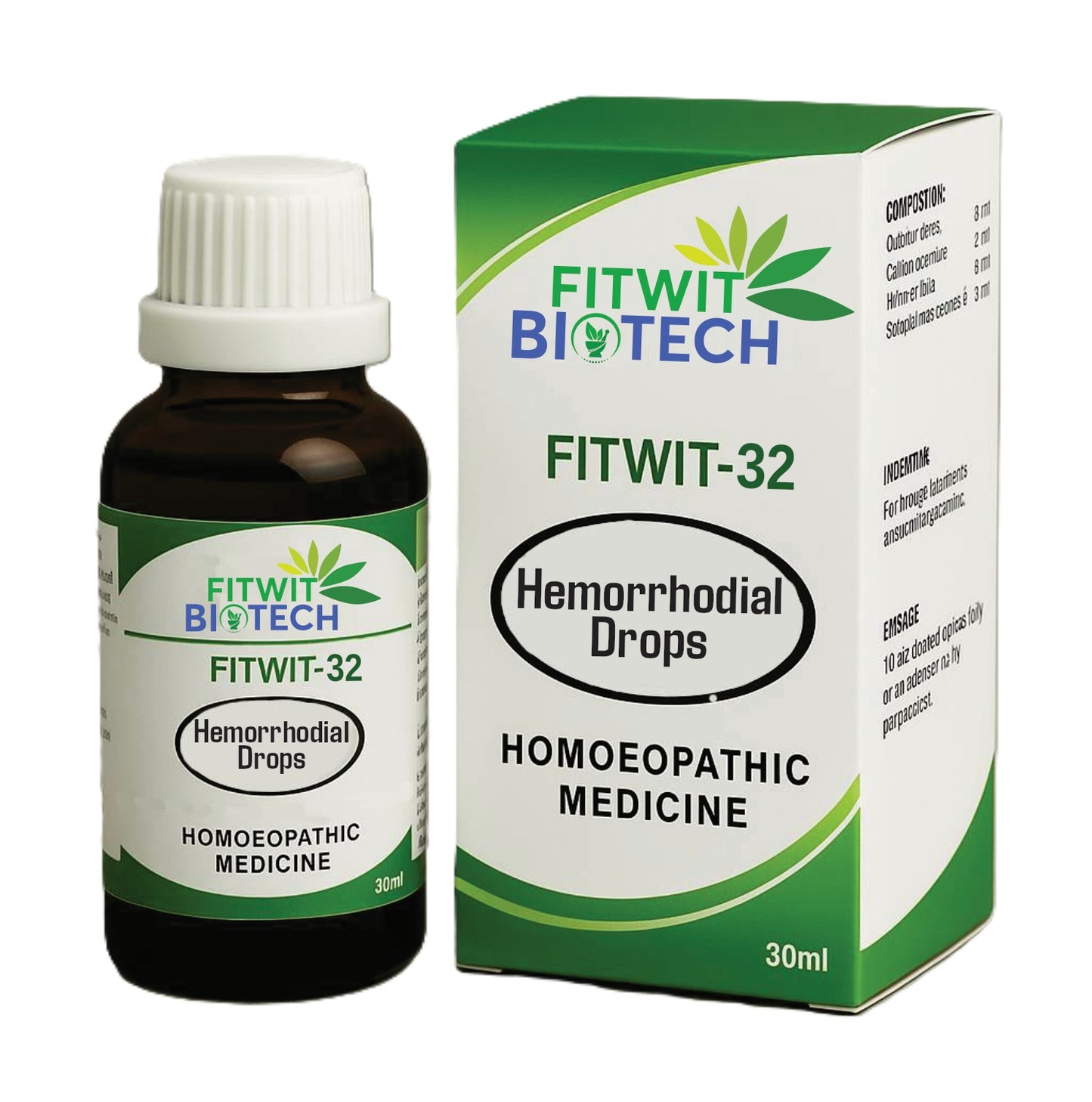 FITWIT 32 HEMORRHOIDAL DROPS